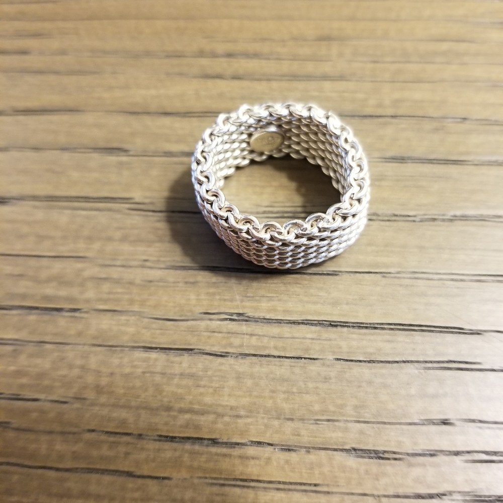 Tiffany and co mesh ring